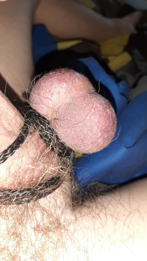 Young bondage Boy with hairy cock